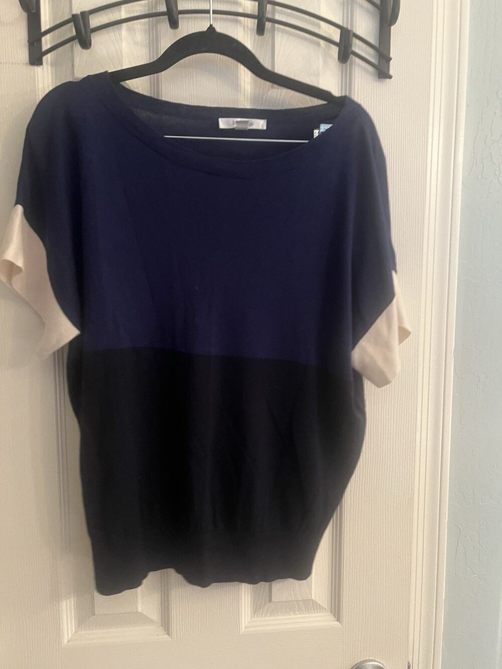 Max Mara Color Block Cashmere Sweater Large